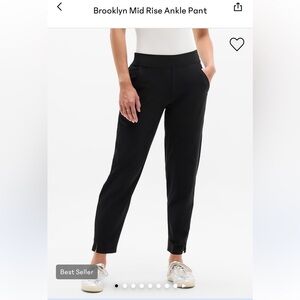 Athleta Black Brooklyn Mid Rise Ankle Pants